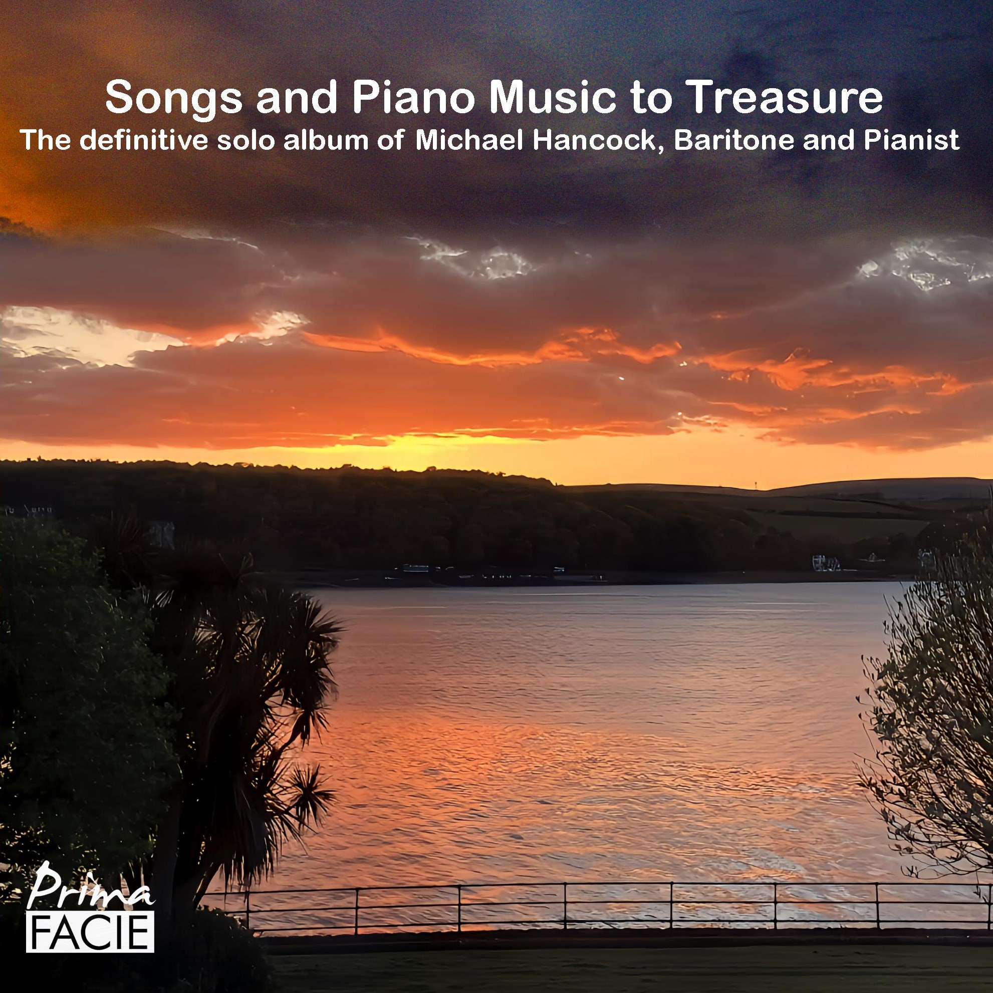 CD cover with photograph of sunset over the island of Bute